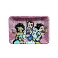 Rolling Tray 18*12.5CM Tobacco Metal Cigarette Smoking Accessories Herb Tinplate Plate Grinder Tools Rolling Tools 1