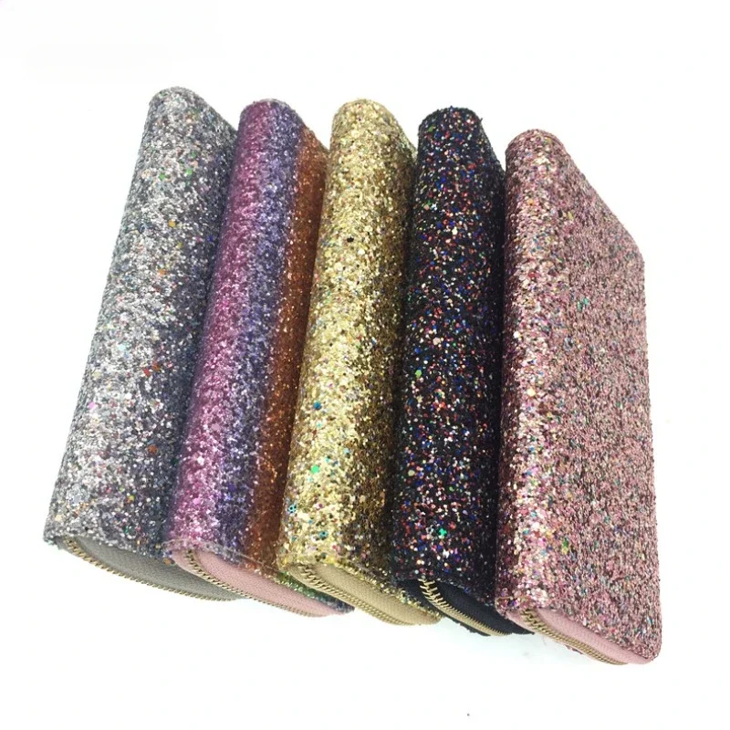 Glitter Sequins Shiny Wallet for Women Long Clutch Ladies Card Organizer Holder Coin Purse Phone Storage Bag 4