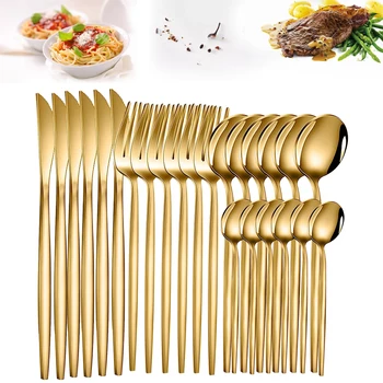 24-Piece Stainless Steel Flatware Set 1
