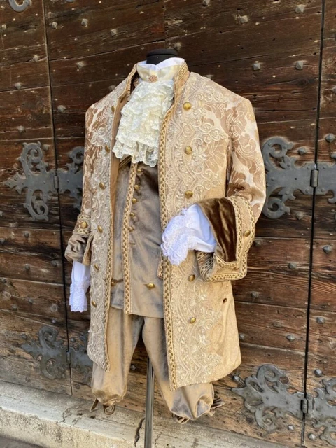 Louis XIV Jacket And Vest Justacorps And Waistcoat Costume Cosplay Halloween Wedding Groom Best Man Historical