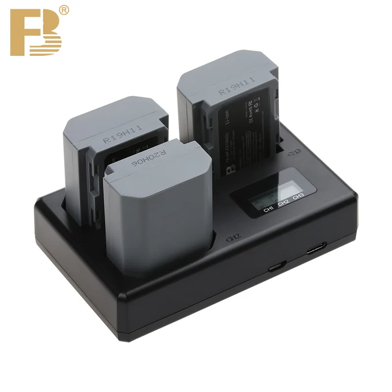 3 Slot Charger with Type C and USB Charging Port for Sony Camera Alpha A6600 A6700 A7R3 ARR4 A7R5 A7S3 ILCE-9 A7III charger adapter battery charger battery charger adapter