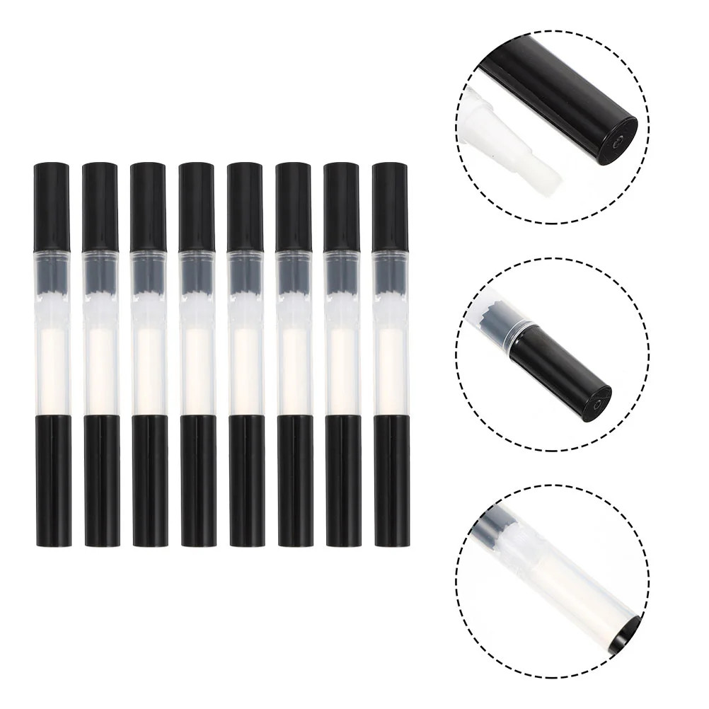 

8 Pcs Nail Polish Twist Pen Clear Fingernail Cuticle Revitalize Oil Pens Tubing