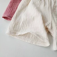 Children's Shorts Girls Boys Cotton Yarn Short Pants Summer Children's Girls Soft And Breathable Capris Baby Clothes 5
