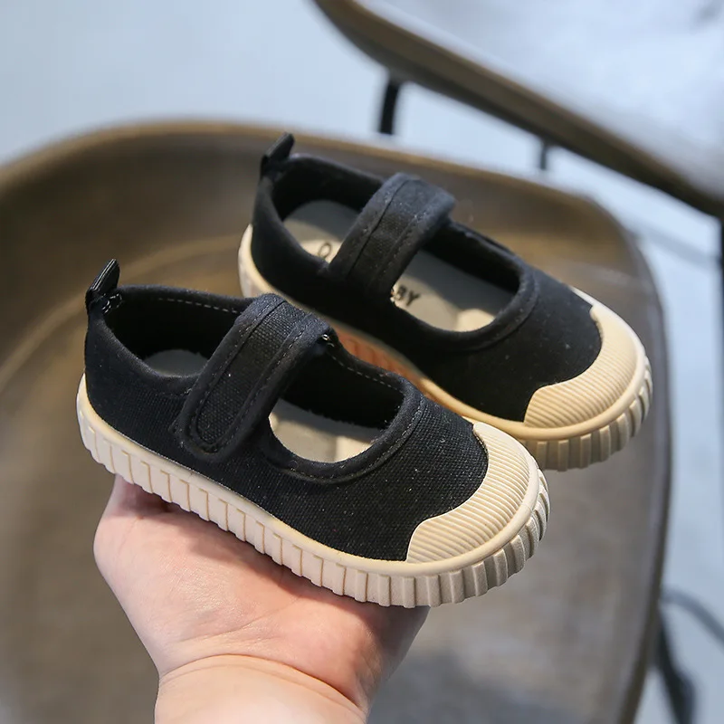 2024 New Spring Non-leather Casual Shoes for Girls Flat Heel Children Canvas Shoes Toddler Girl Sneaker School Footwear H02231 5