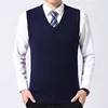Men's Casual Sweater Vest Warm Comfortable Autumn Winter Fashion Outerwear 4