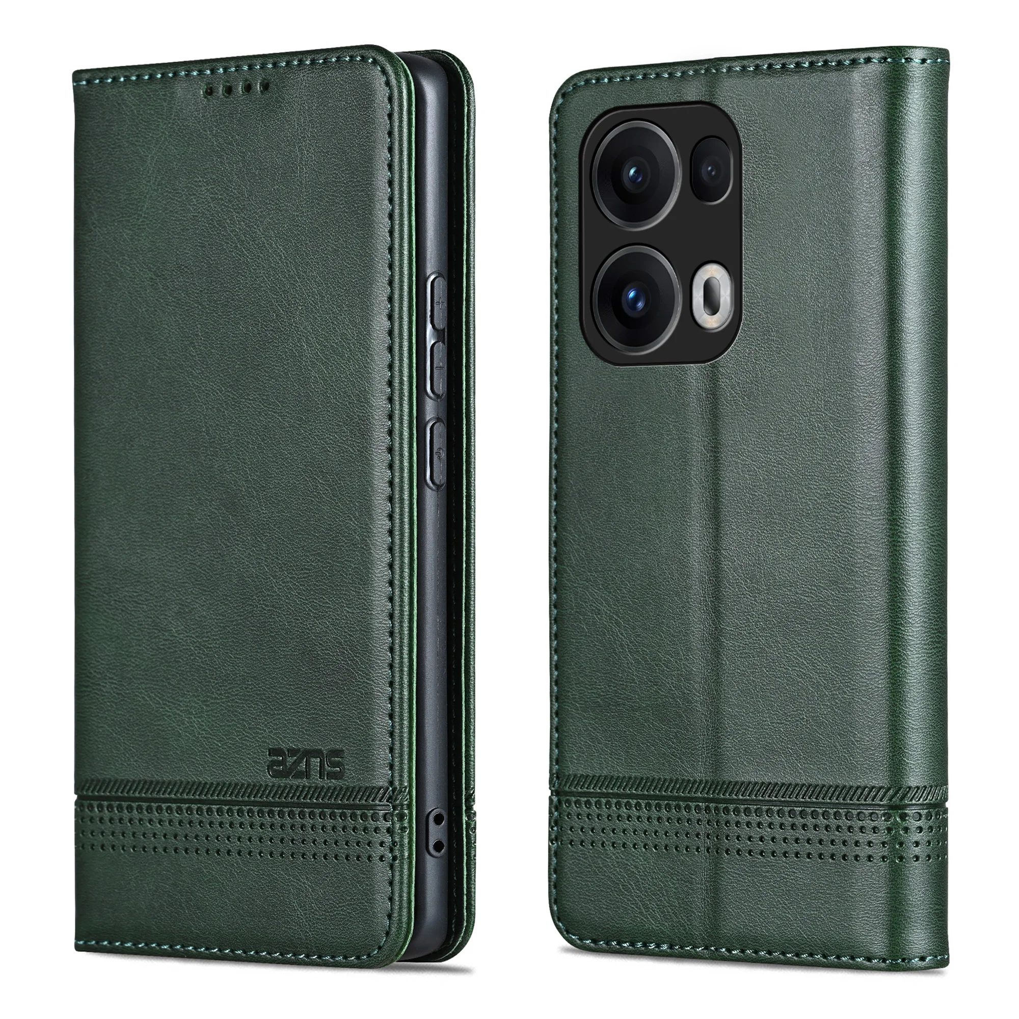 Luxury Leather Retro Flip Wallet Case with Magnetic Cover