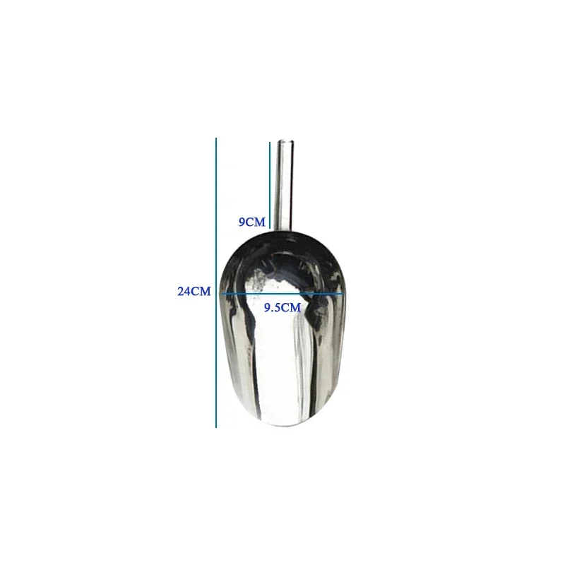 Ice Scoop Stainless Steel Party Bar et Home Sugar Flour Dry Goods Shovel Flour Kitchen Tools Gadgets Ice Cream Tools
