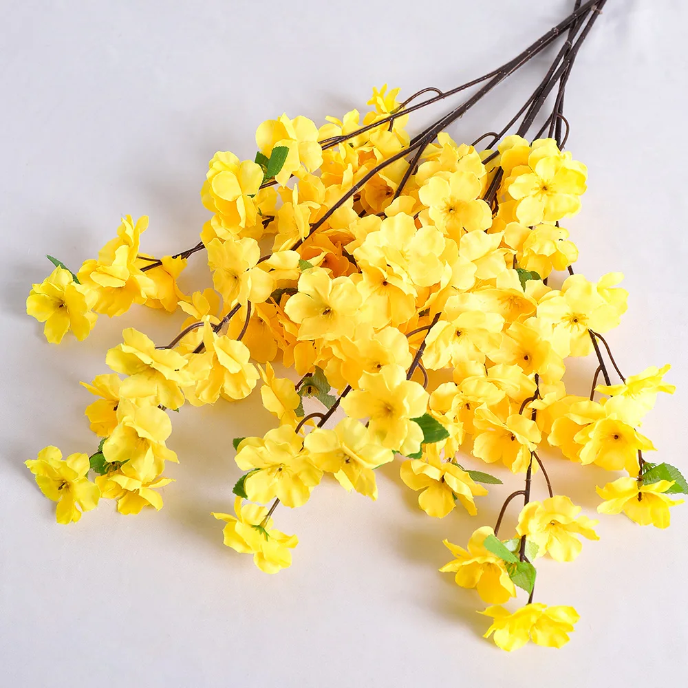 Peach Blossom Artificial Flower Bouquet Image 11