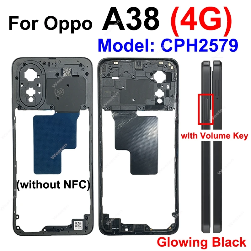 Enhanced Middle Frame Housing and Case Cover Replacement Parts