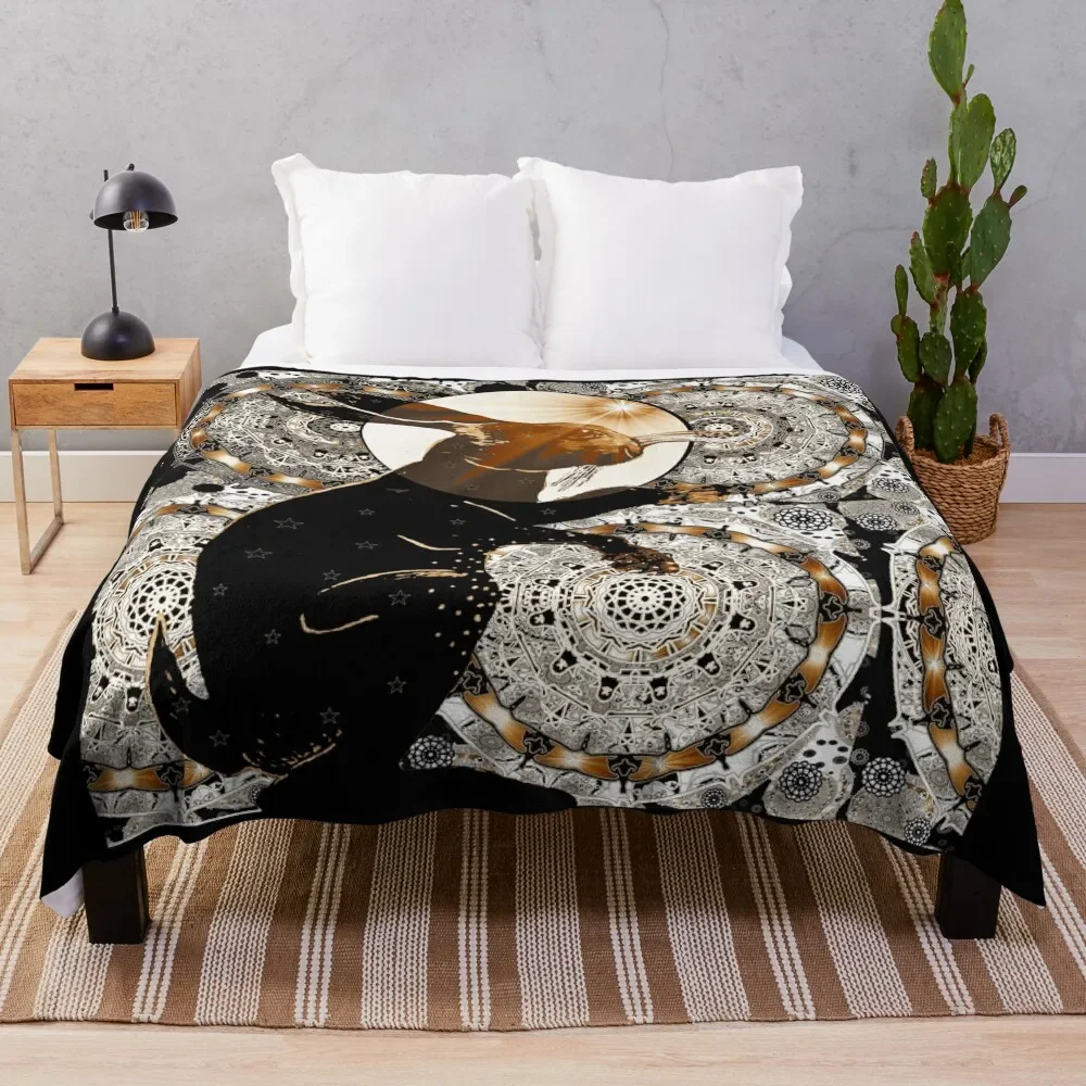 

Nocturne Star Hare Throw Blanket Shaggy Plush Furrys Comforter Blankets
