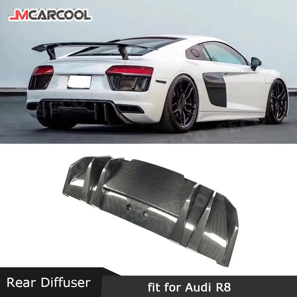 Audi R8 V8 V10 2017-2020 Rear Lip Diffuser Carbon Fiber/frp - AliExpress