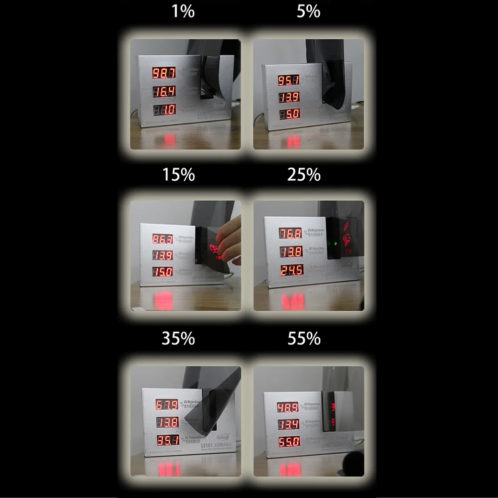 50x600cm Car Window Tint Film Roll Auto Car House Window Glass Tinting Sticker Film Solar UV Protection Curatin