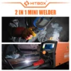 HITBOX Cutter Welding Machine 2 in 1 ARC MMA TIG-lift Welder ARC200D MINI IGBT Inverter LED Digital Display Protable For Home 3
