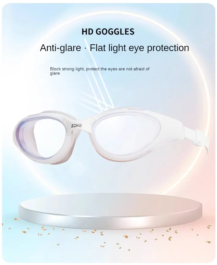 ZOKE Swimming Goggles With High Definition Waterproof And Anti Fog Features Suitable For Men Women Swimming Training