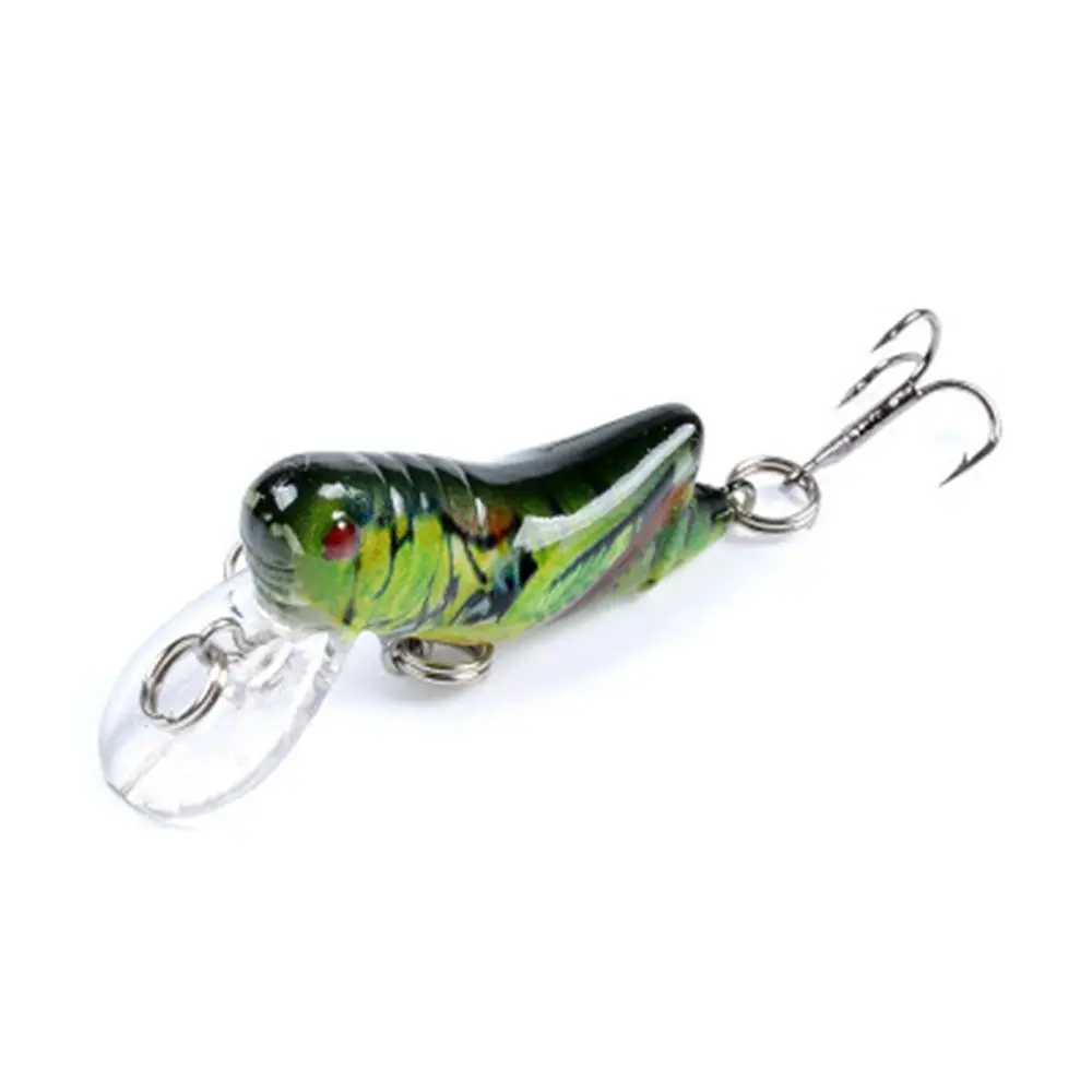 1Pc 45mm 3.5g Insect fishing lures road simulation grasshopper fishing bait  squid Hard Artificial baits Bass Lure Fishing Tackl