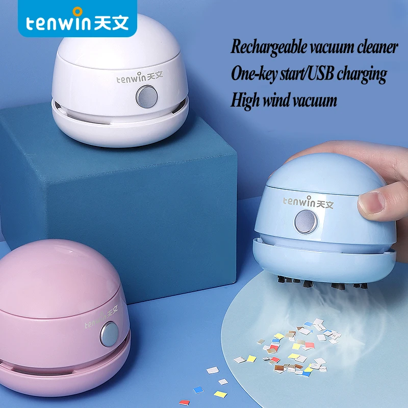 

Desktop Vacuum Cleaner Rechargeable Student Portable Automatic Mini Pencil Shavings Suction Machine Children School Supplies