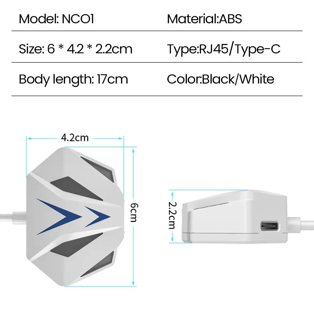 USB/Type-c USB-RJ45 네트워크 카드 USB-2.5G 변환기 유형 C 이더넷 어댑터 2-in-1 드라이브 프리 USB-네트워크 포트