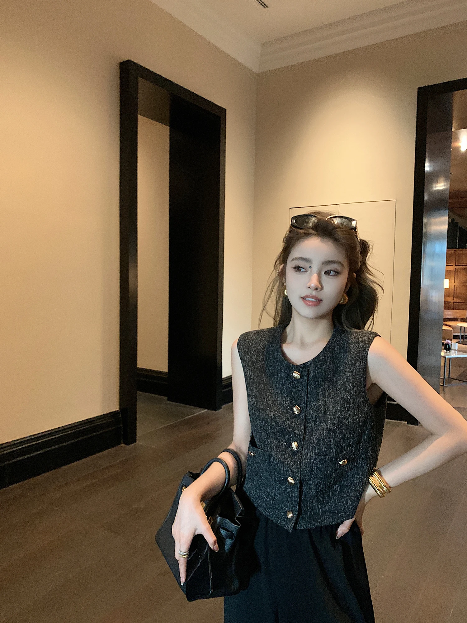 Casual Dubbel Gelaagde Tank Top U Hals Crop Tops Dames Zomer Camis Effen Kleur Hemdje Mode Buis Vrouwelijke Mouwloze Cropped vest Y2K Kleding kopen vanaf een prijs van 3.85