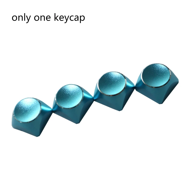 1PC CNC 금속 Keycap XDA 프로파일 멀티 컬러 백라이트 없음 인쇄 Keycap 키 기계식 키보드 체리 MX 스위치 54DB