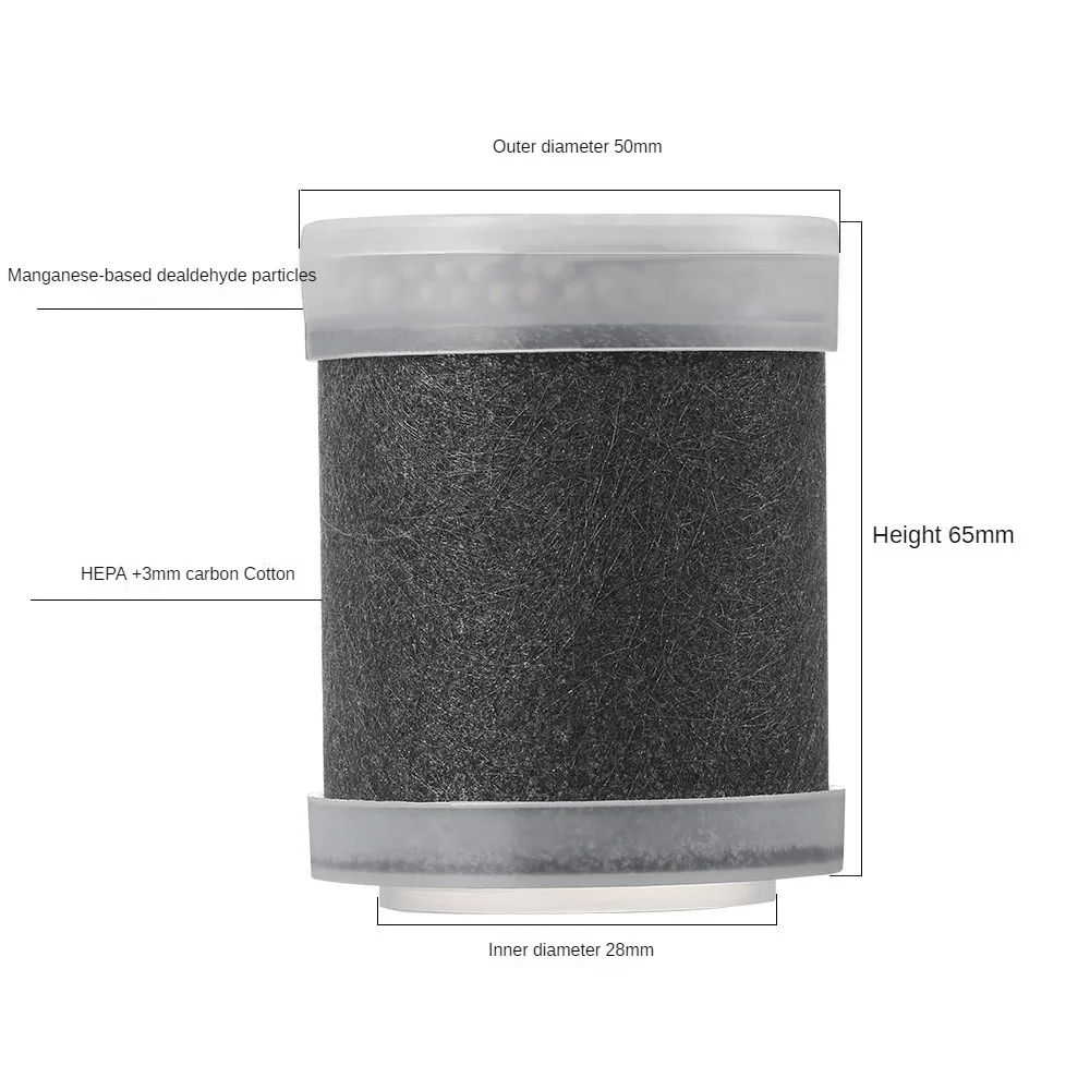 Synthetic Material Vacuum Cleaner Filter Element Air Purifier Filter Screen Purifier Accessories Activated Carbon