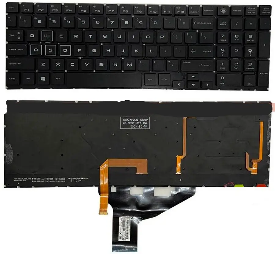 

New For HP 15-DH 15-DH002NR 15-DH001 15-DH0161TX DC0003la 15-DC DC005TX DC0004TX TPN-C144 dc0001tx Backlit US Keyboard