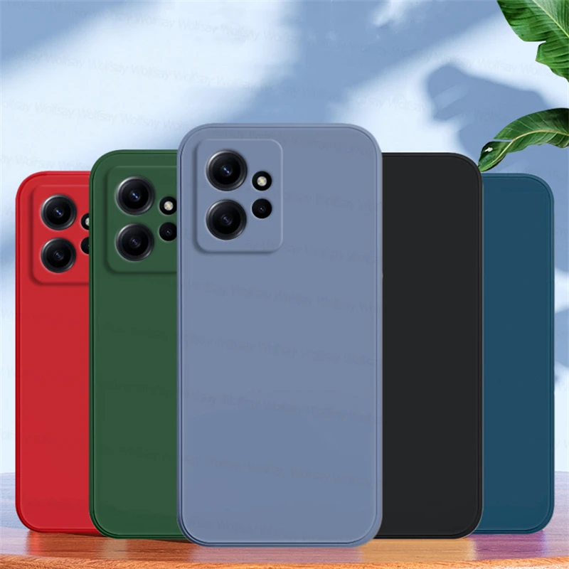 Per Xiaomi Redmi Note 12 Custodia 4G Xiaomi Redmi Note 12 Pro Plus 5G 12 Turbo Cover Cover Posteriore Antiurto In Silicone Liquido Tpu