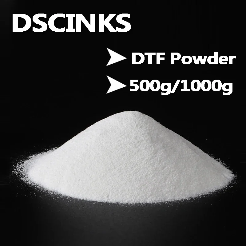 DTF powder Hot Melt Powder White PET Direct Transfer Film Printing For DTF Ink 1000g / 500g Powder