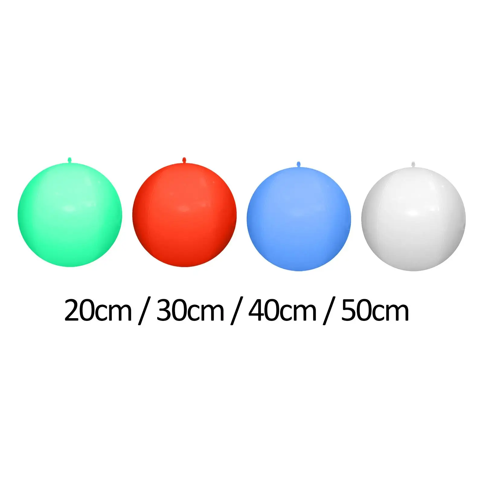 

4Pcs Beach Ball Toy Floating Pool Ball Summer Water Game Glow in The Dark Ball