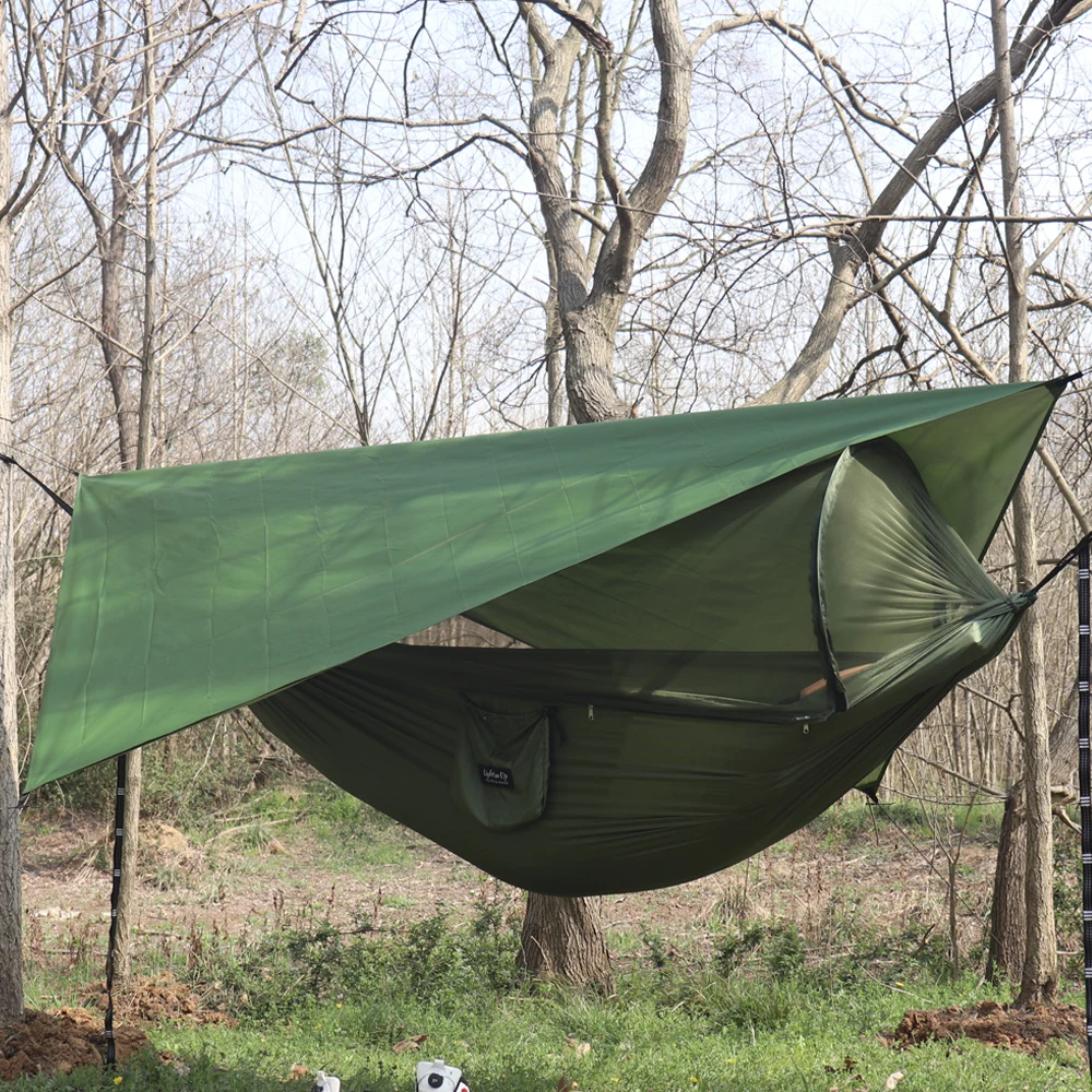 260x140cm Outdoor Double Camping Hammock with Mosquito Net