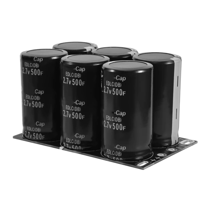 

Hot Farad Capacitor 2.7V 500F With Protective Plate Capacitors