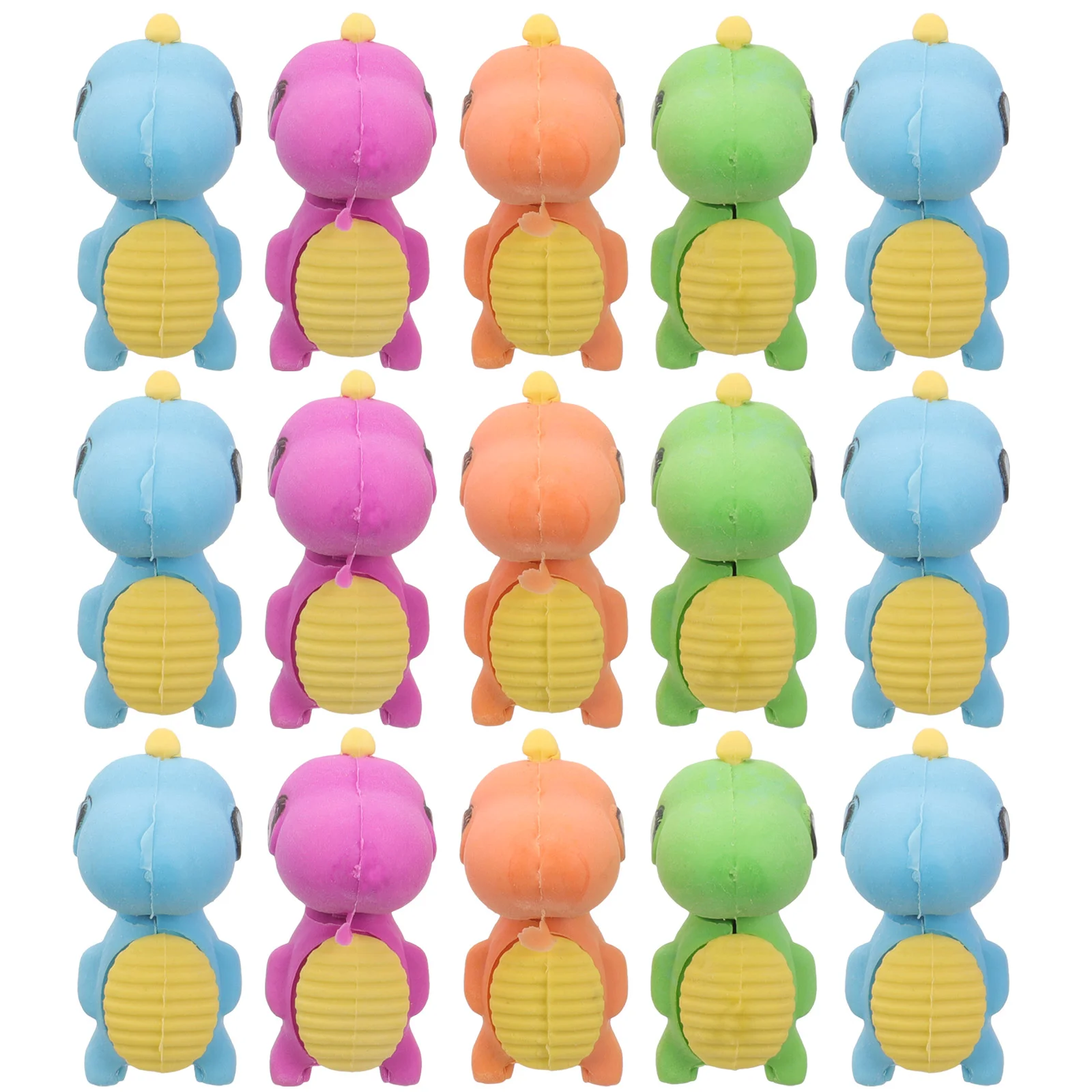 

rubber cartoon kids erasers: kids toys 15pcs funny 3d giraffe eraser school eraser party favors basket filler for students