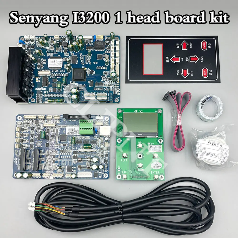 

Senyang printer I3200 board kit for XP600/TX800/DX5 to Epson I3200 single head carriage board main board for Eco solvent printer