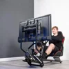 Gaming Chair with TV Mount, Wheel Stand, Gear Mount, Chairs and Frame Only, Racing Simulator Cockpit, Gaming Chair 3