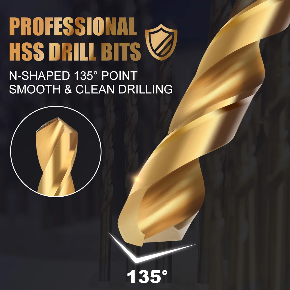 Cmcp 70 pe&ccedil;as conjunto de broca helicoidal revestida de tit&acirc;nio 1-4mm hss  mini broca el&eacute;trica ferramentas de perfura&ccedil;&atilde;o para metal madeira alum&iacute;nio -  AliExpress 1420