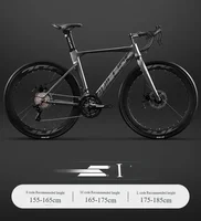 new 700*28C Road Racing Bike 18/27 speed Road bicycle Wind-breaking Racing Disc Brake Gravel bicicleta Lightweight Frame Racing