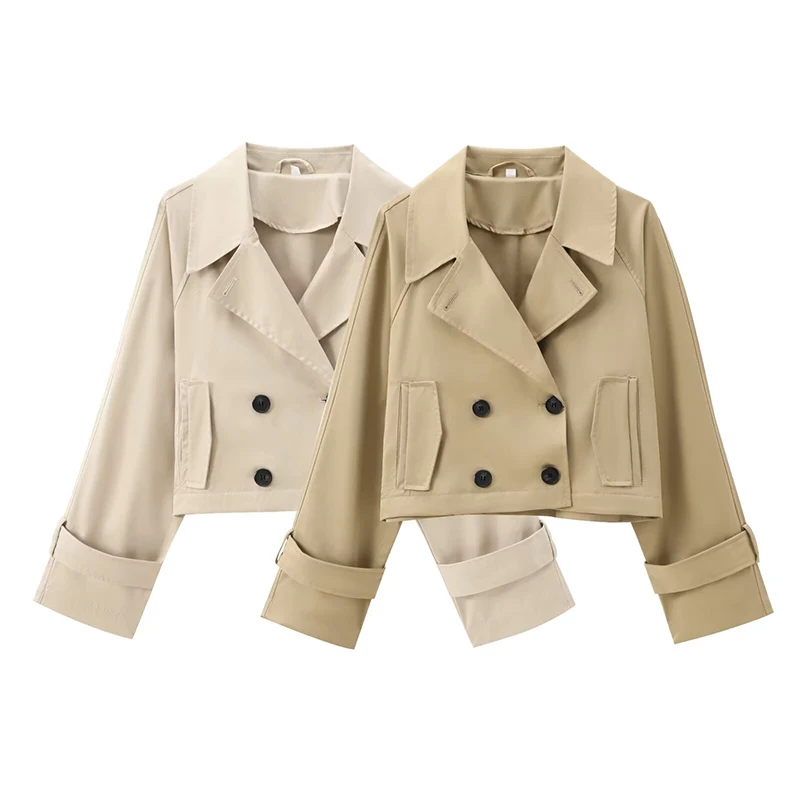 SIYANG Women Fashion Chic Short Trench Style Jacket Female