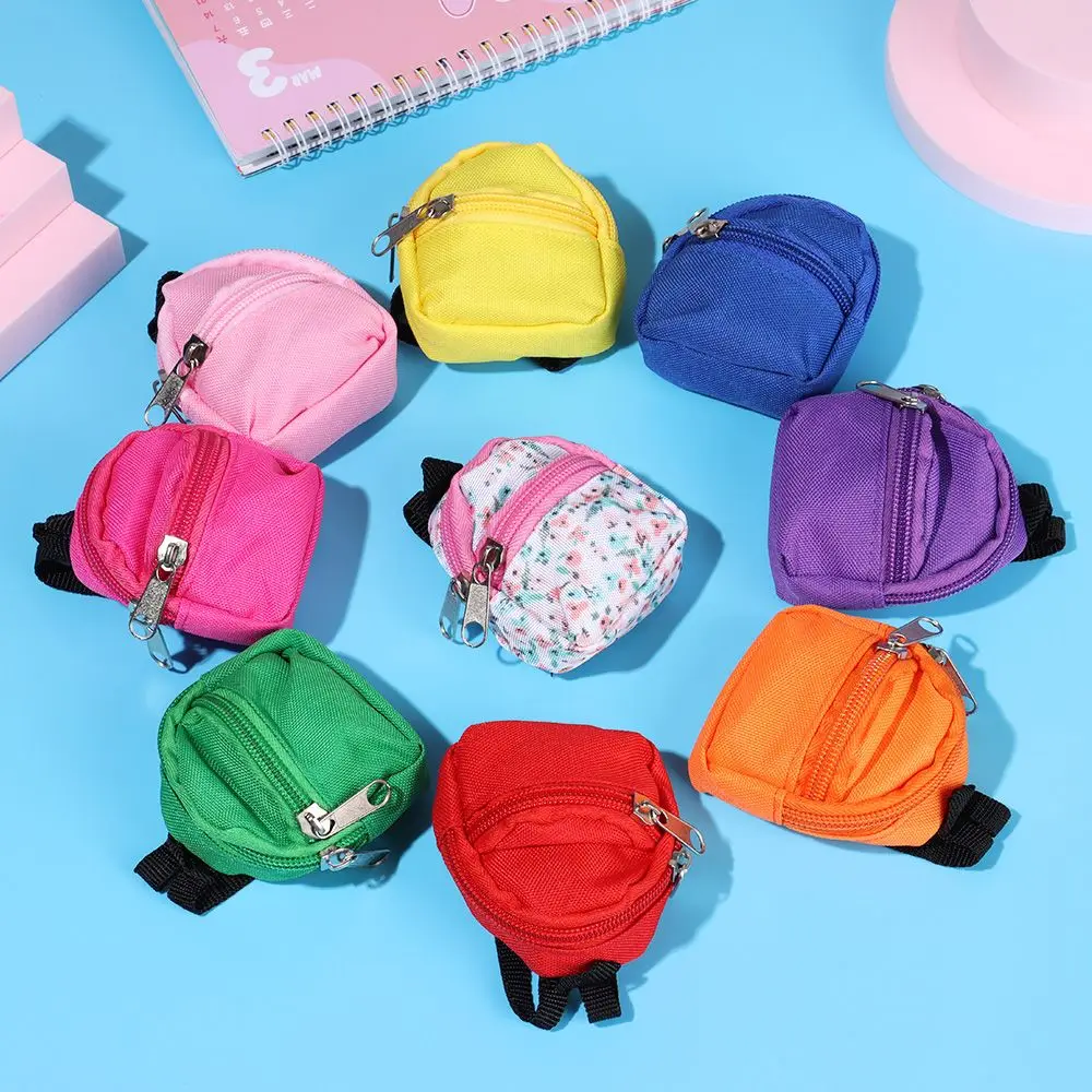 Zaini per bambole Mini borse per bambole Mini zaino con cerniera zaino per bambole borse per la scuola carine accessori per bambole fornure per giocattoli per giochi di bambole  26