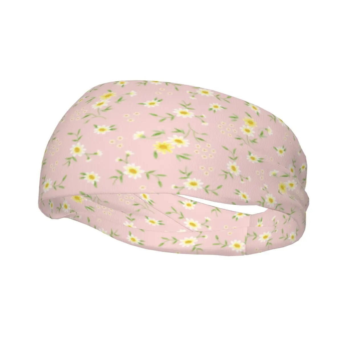 

Floral Pink Flower Headband Sweat Wash Bands Hair band Tennis Gym Sweatband Sports Safety for Men