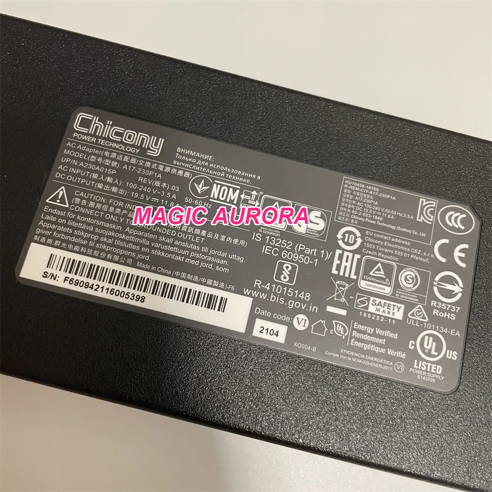 11.8A, A12-230P1A, A17-230P1A, A230A012L, 230W, apto para