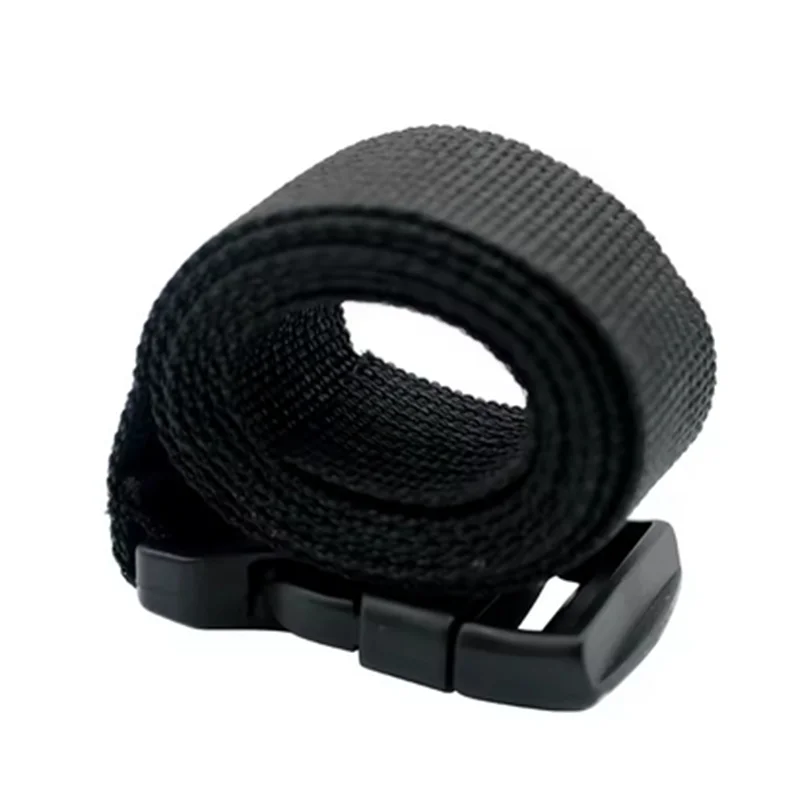 0,5-3M Reise gebunden schwarz langlebig Nylon Fracht Spanngurt Gepäck Wimpern Gürtelband mit Nockenschnalle Reise-Sets Outdoor Camping Werkzeug – Detail 5