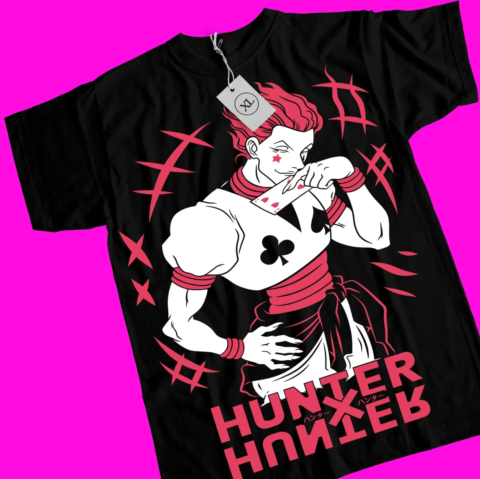 

Футболка Hisoka Hunter Strip Hunter x Hunter Hisoka аниме рубашка всех размеров
