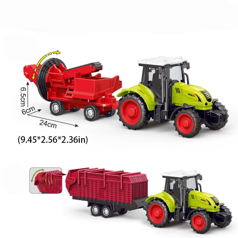 Plastic Inertia Agricultural Engineering Vehicle Rice Truck Construction Simulation Model Simulation Farm Transport Vehicle