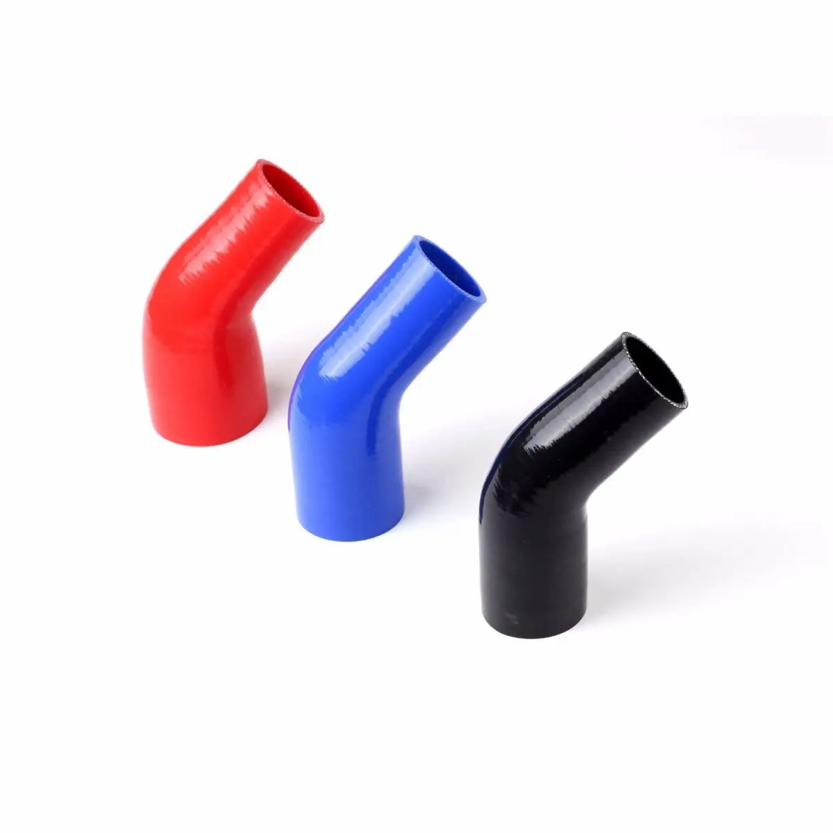 3PLY 102mm Length 45 Degree Reducer Elbow Silicone Hose Intercooler ID 60-70mm 60-76mm 60-80 63-83 67 70 76 89mm 90mm 102mm Tube silicone hose