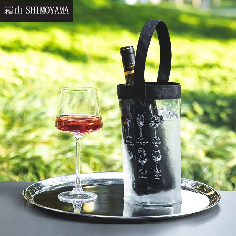 SHIMOYAMA 1/3pcs Wine Bottle Freezer Bag Portable Liquor Ice cold Tool