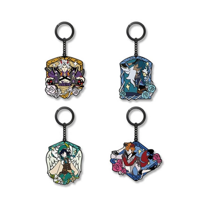 

New Game Genshin Impact Earthly Drama Series Anime Peripheral Pendant Two-Dimensional Accessories Keychain