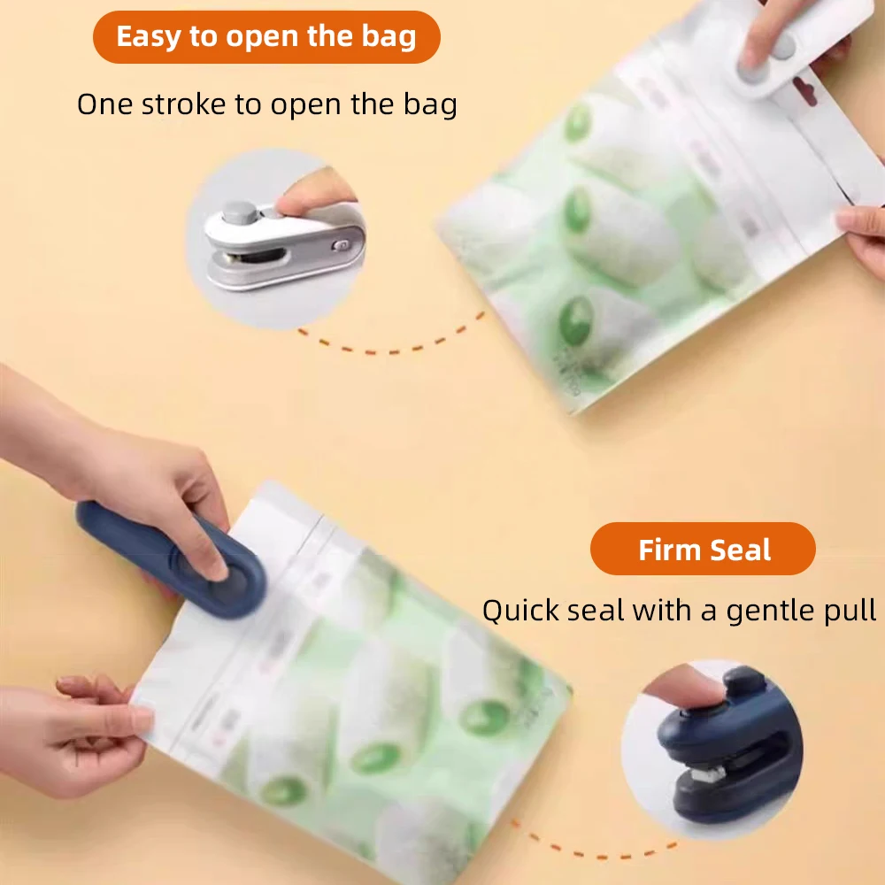Mini Manual Hand Press Heat Sealer Portable Plastic Bag Sealer for Snacks Food Household Kitchen Small Impulse Sealing Machine 4