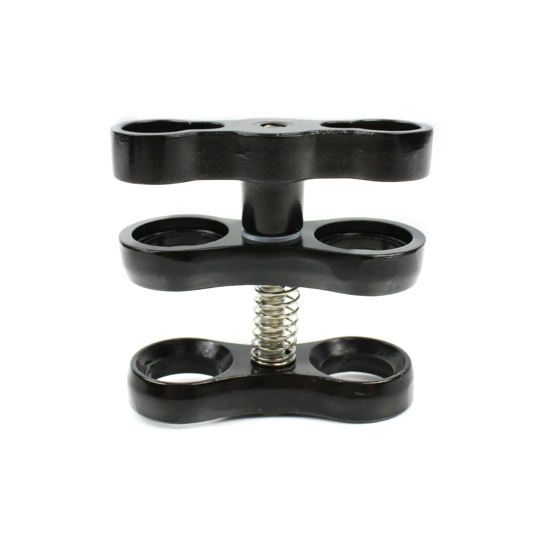 2 Löcher Tauchlicht 1" Kugel Schmetterling Clip Arm Klemmhalterung Aluminium Halterung Halter Adapter für Gopro 12 Osmo Insta360 X4 Kamera – Detail 11