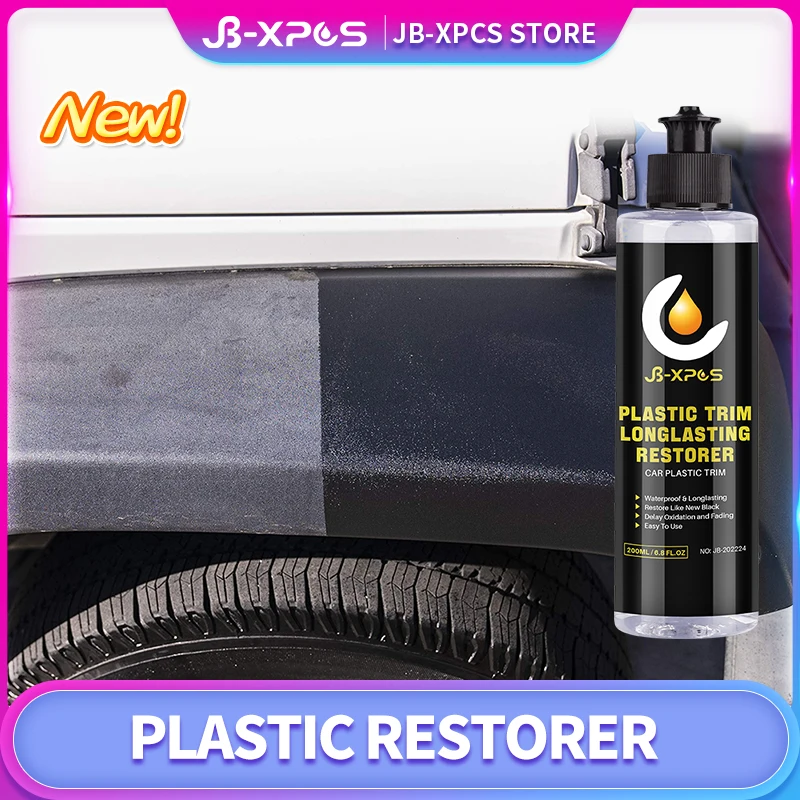 Plastic Renovator For Car Auto Rubber Plastic Restorer Clean Leather