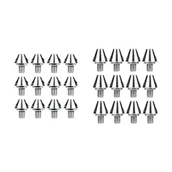 12Pcs Rugby Shoes Studs Soft Ground Turf Professional M6 Soccer Boot Cleats for Indoor Outdoor Sports Athletic Sneakers Training