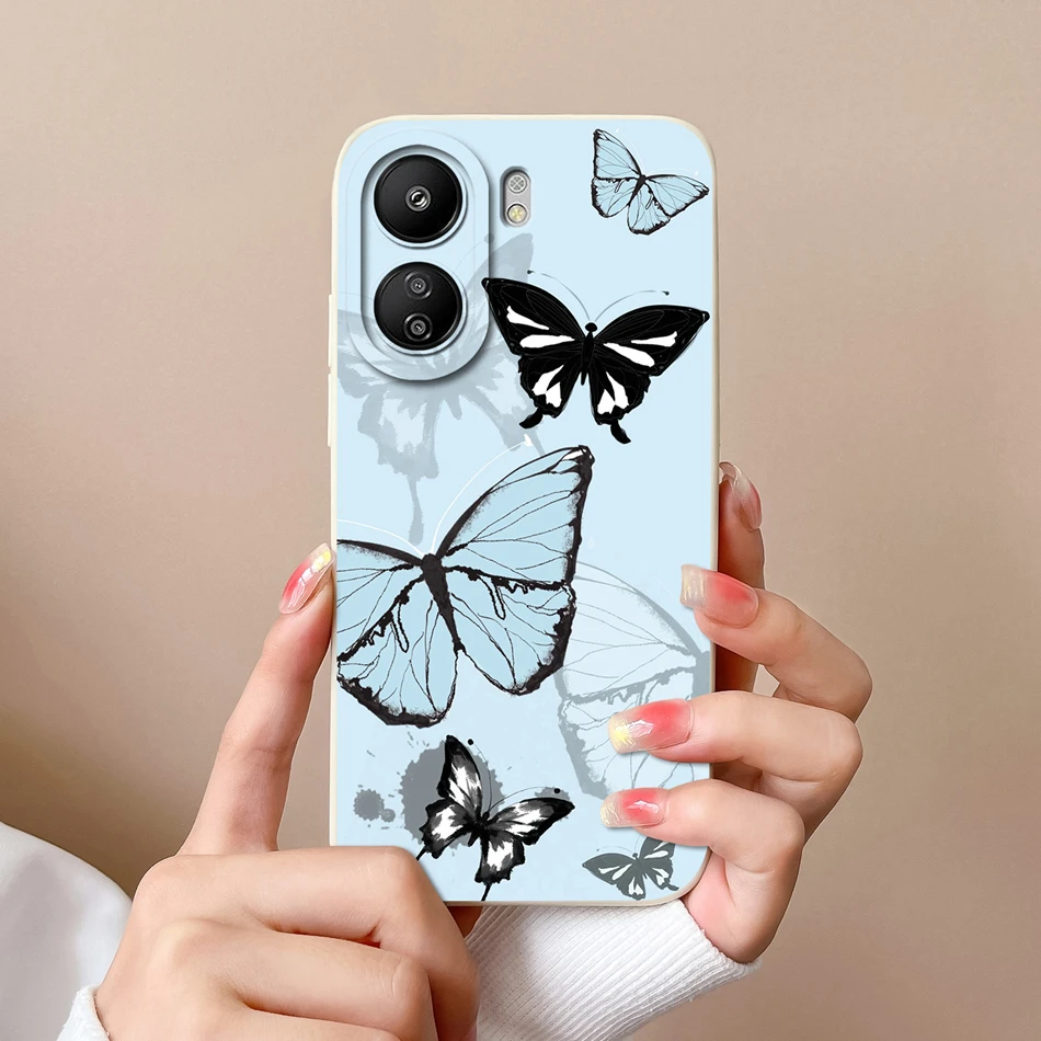 Floral Print Full Protection Soft Silicone Phone Case